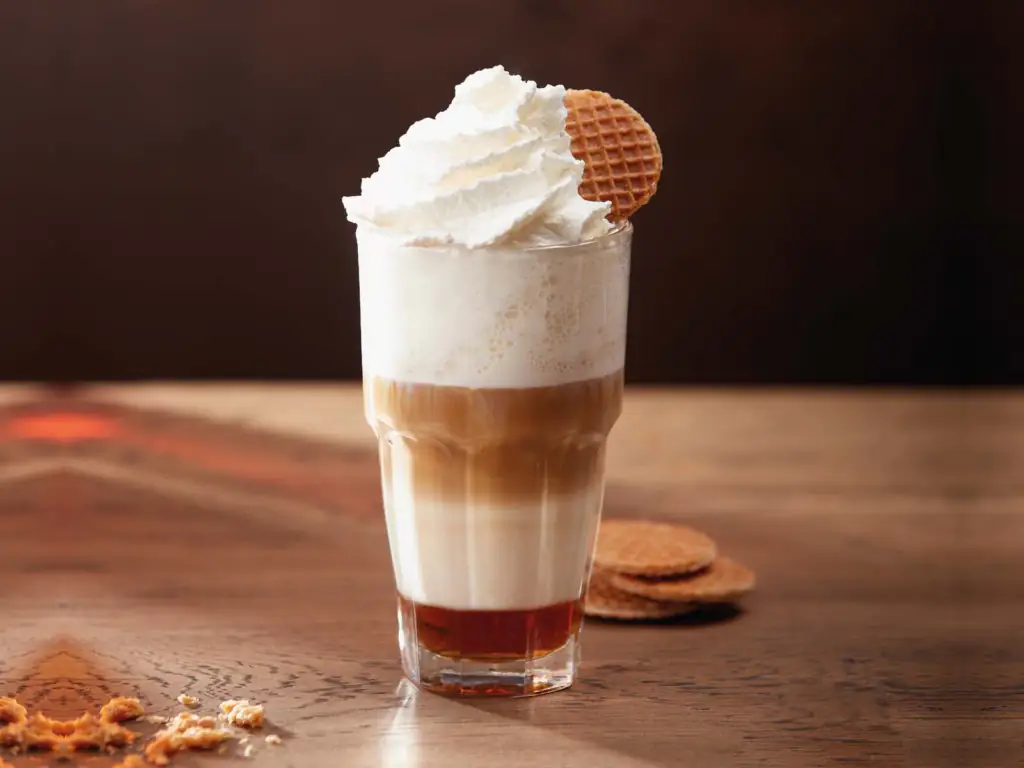 Salted caramel coffee with Monin syrup