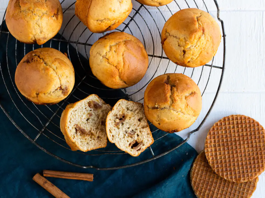 Stroopwafel muffins