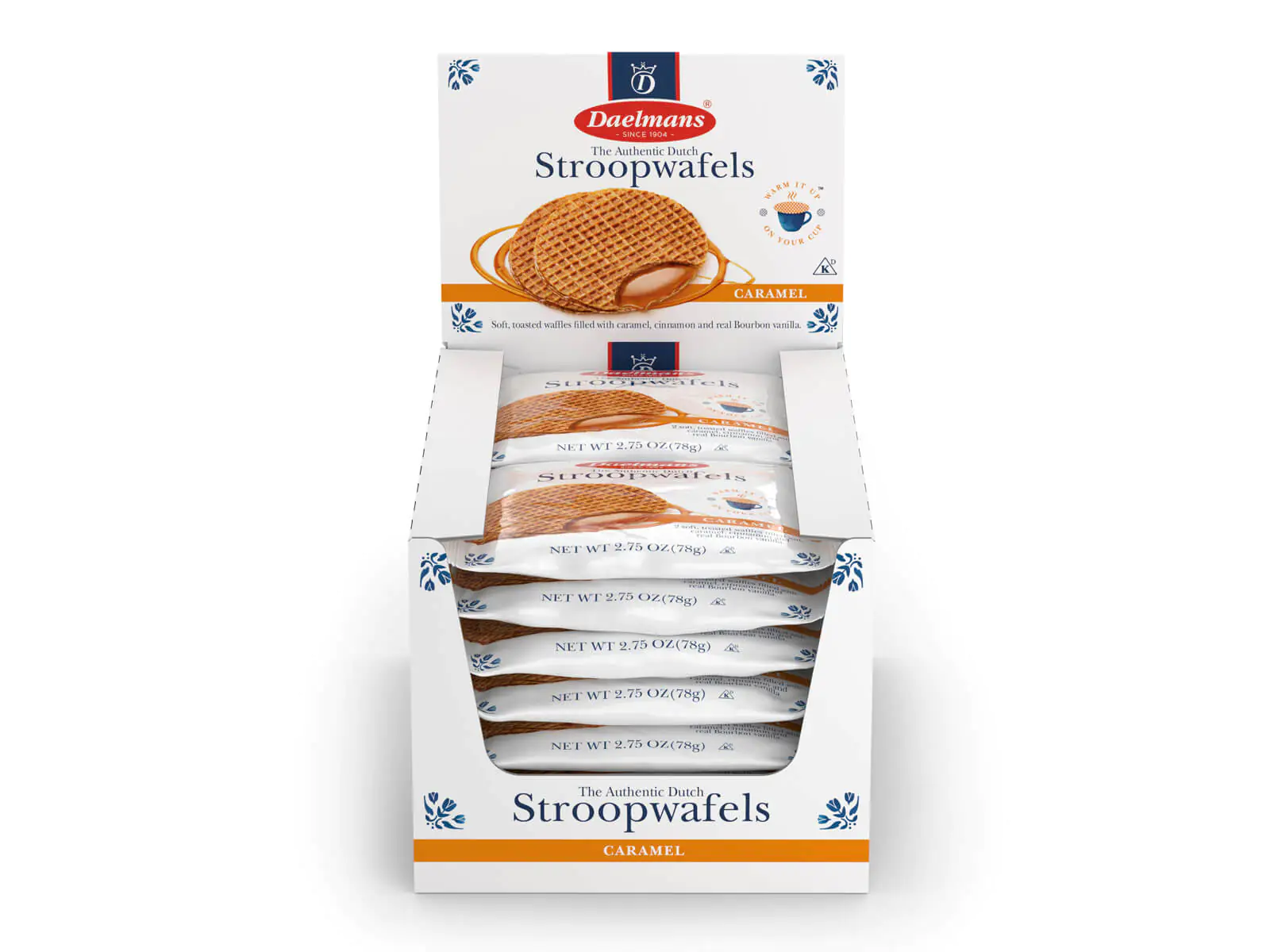 Daelmans Original Stroopwafels – 12x2 packed in pairs