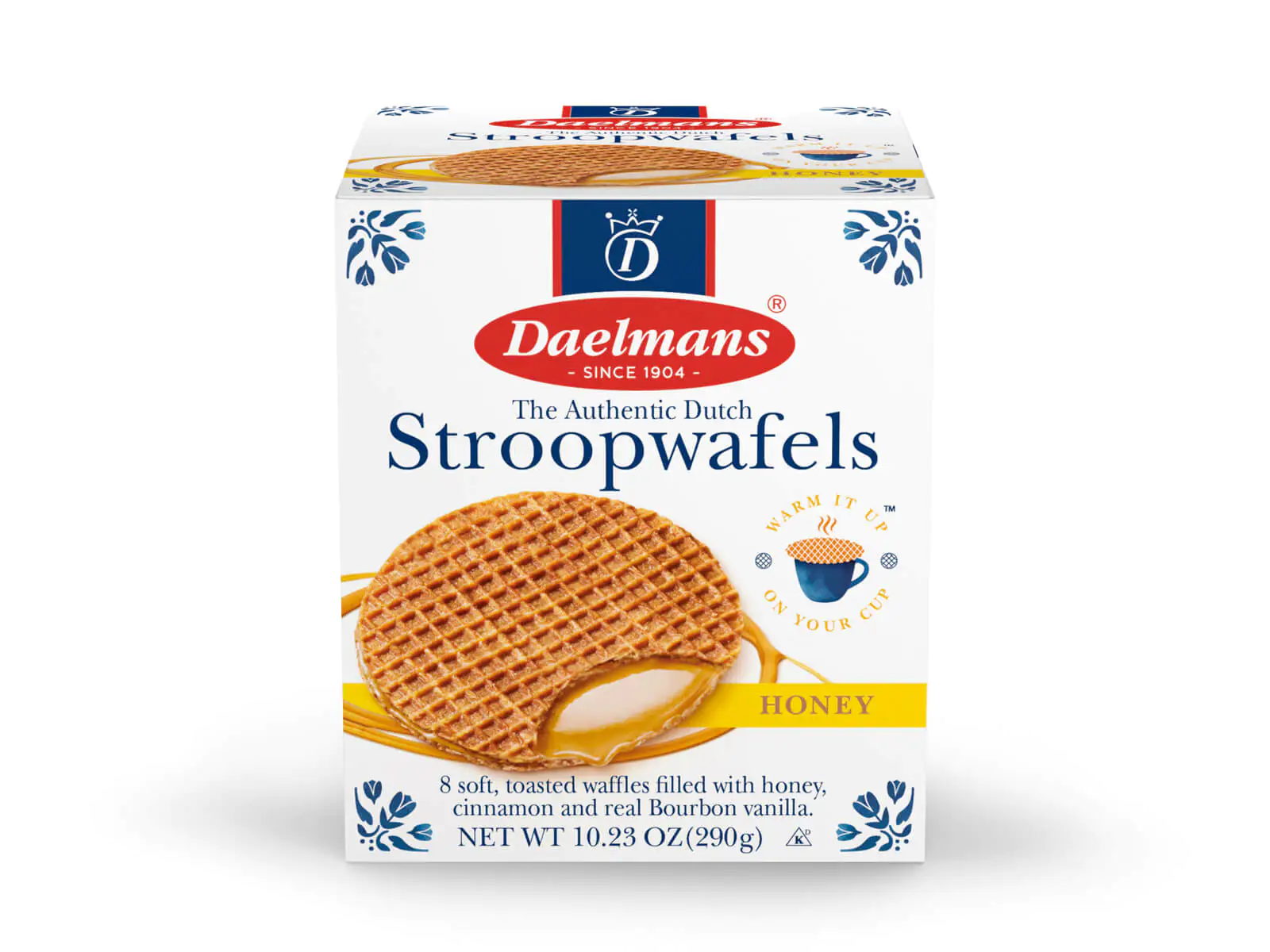Daelmans Honey Stroopwafels in Cube Box