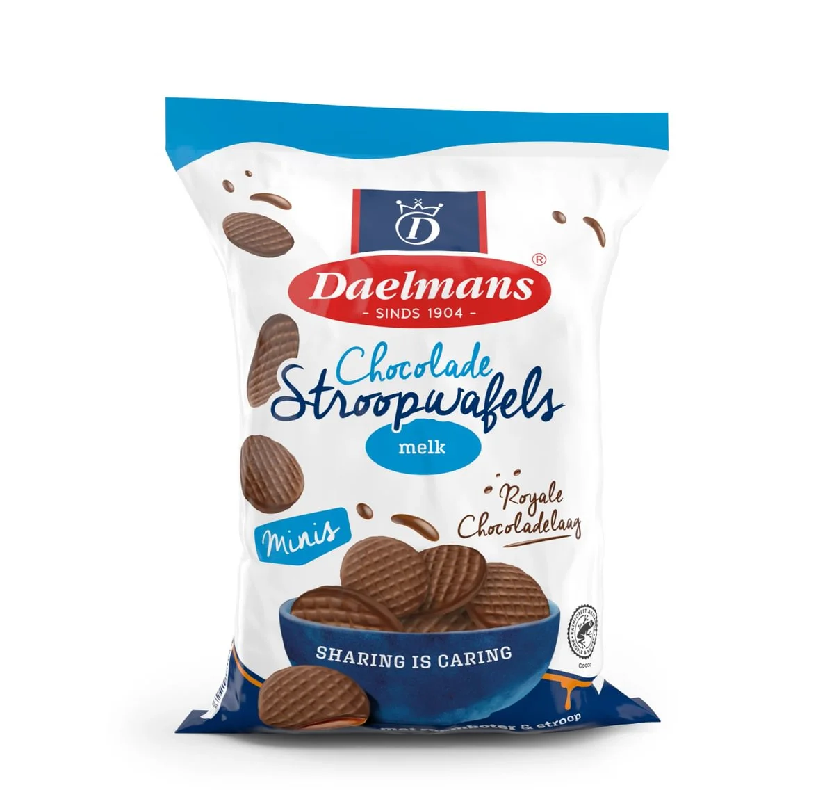 Daelmans Mini Chocolade Stroopwafels