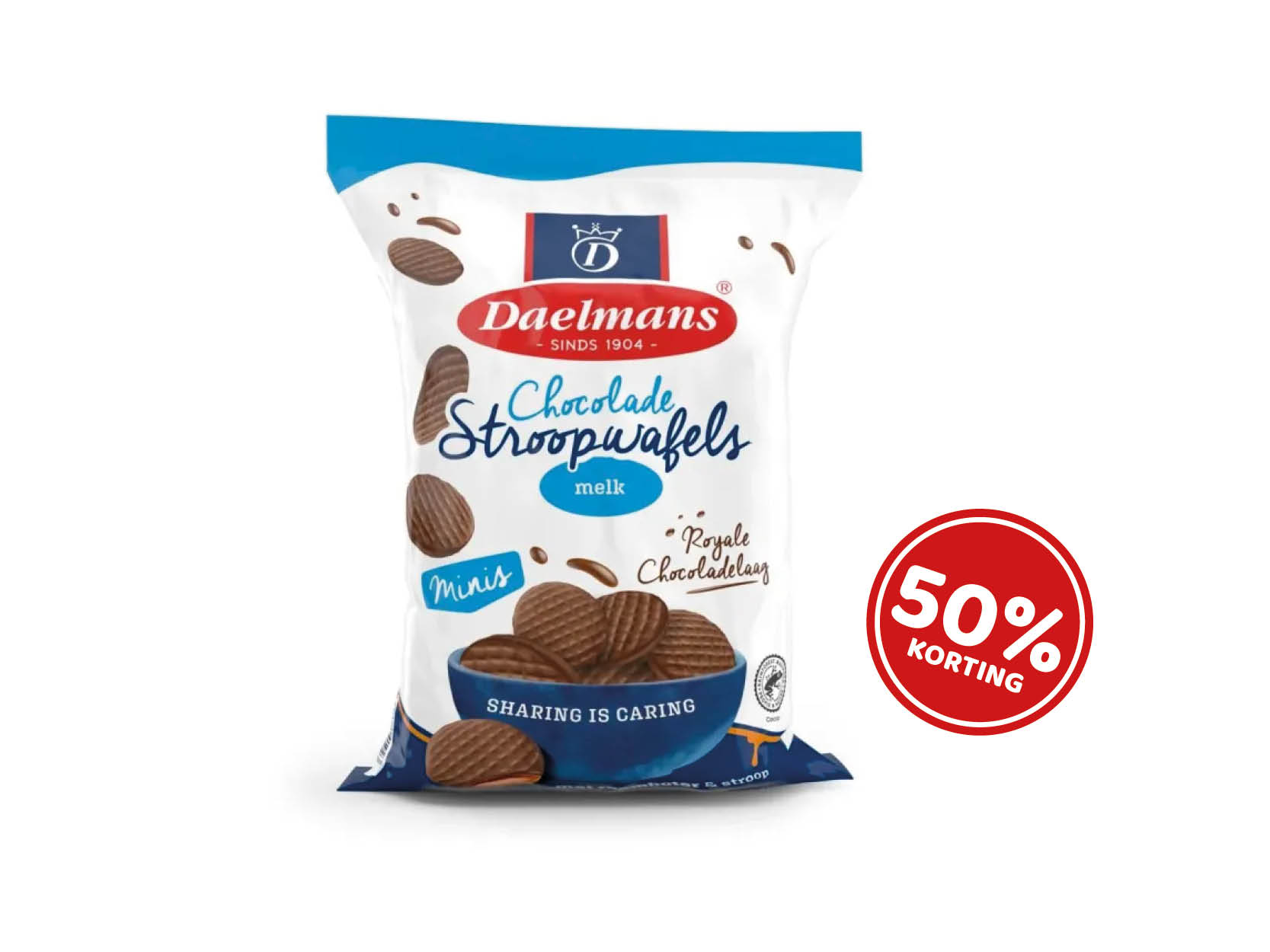 Daelmans Mini Chocolade Stroopwafels