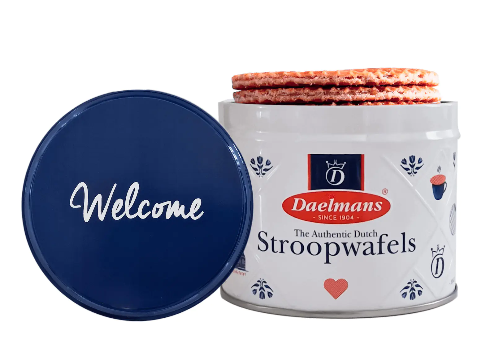 Daelmans Stroopwafels in ‘Welcome’ blik