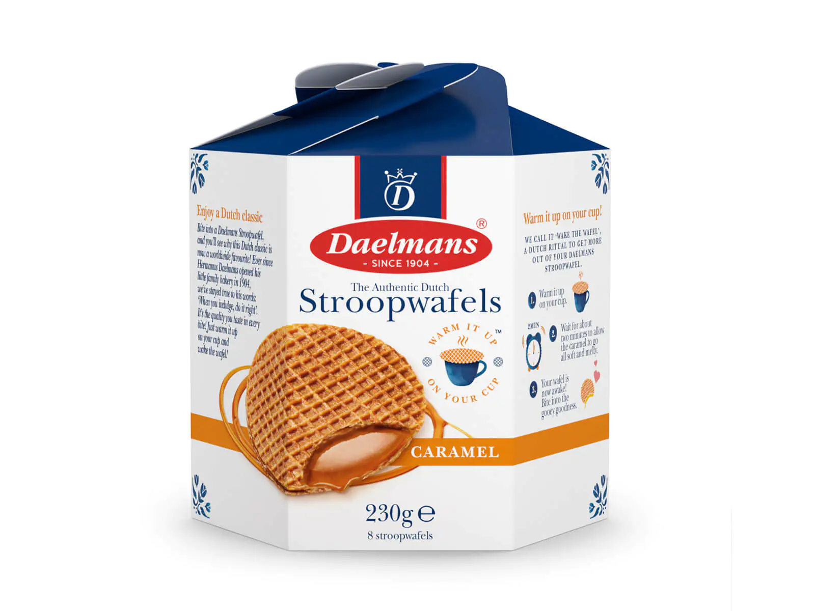 Daelmans Karamell-Stroopwafels in Hexa box