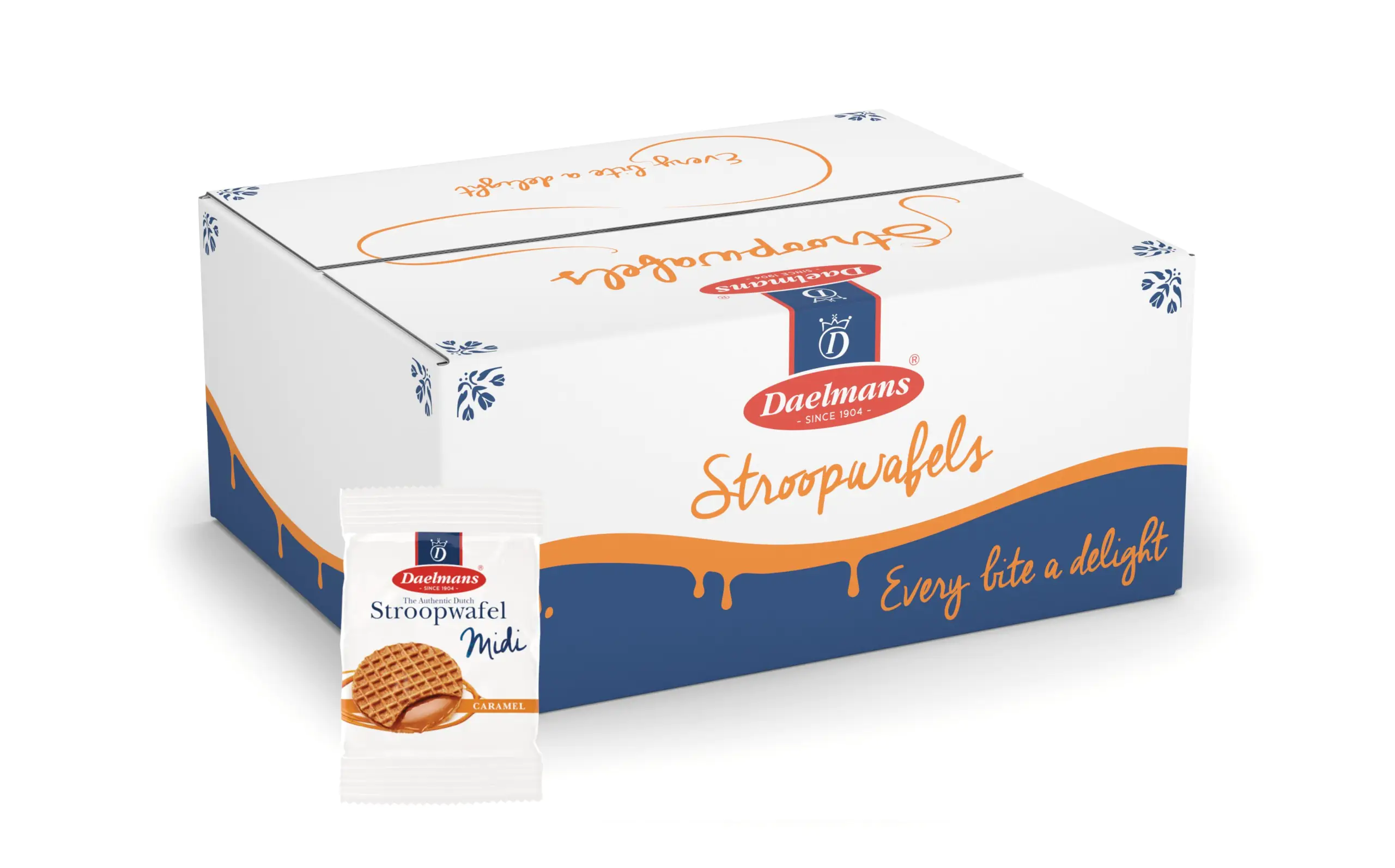 Daelmans Midi Karamell Stroopwafels – 150x einzelpacks