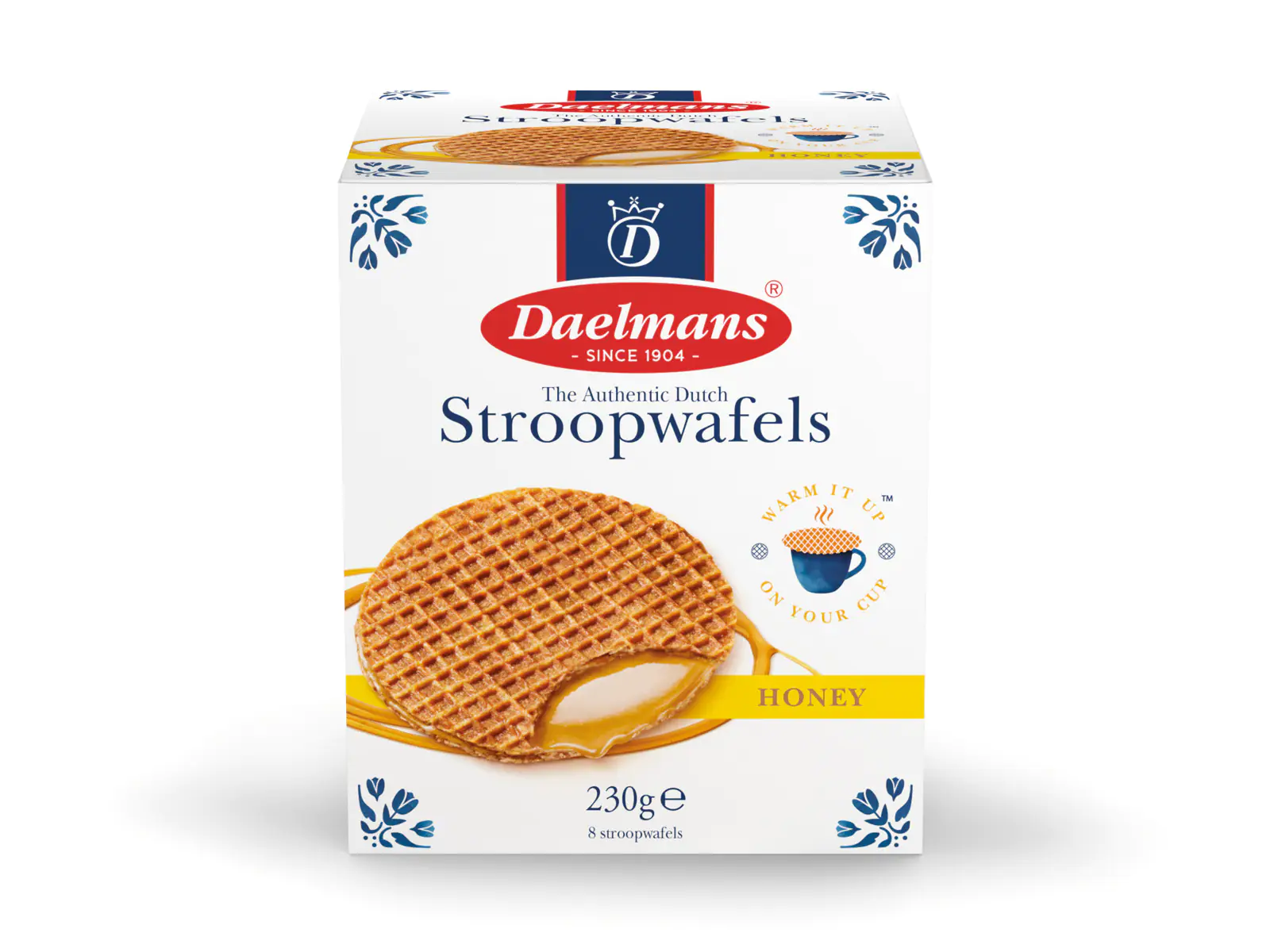 Daelmans Honey Stroopwafels in Cube box