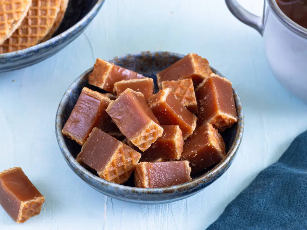 Stroopwafel caramel candies