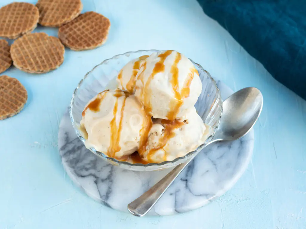 Stroopwafel ice cream