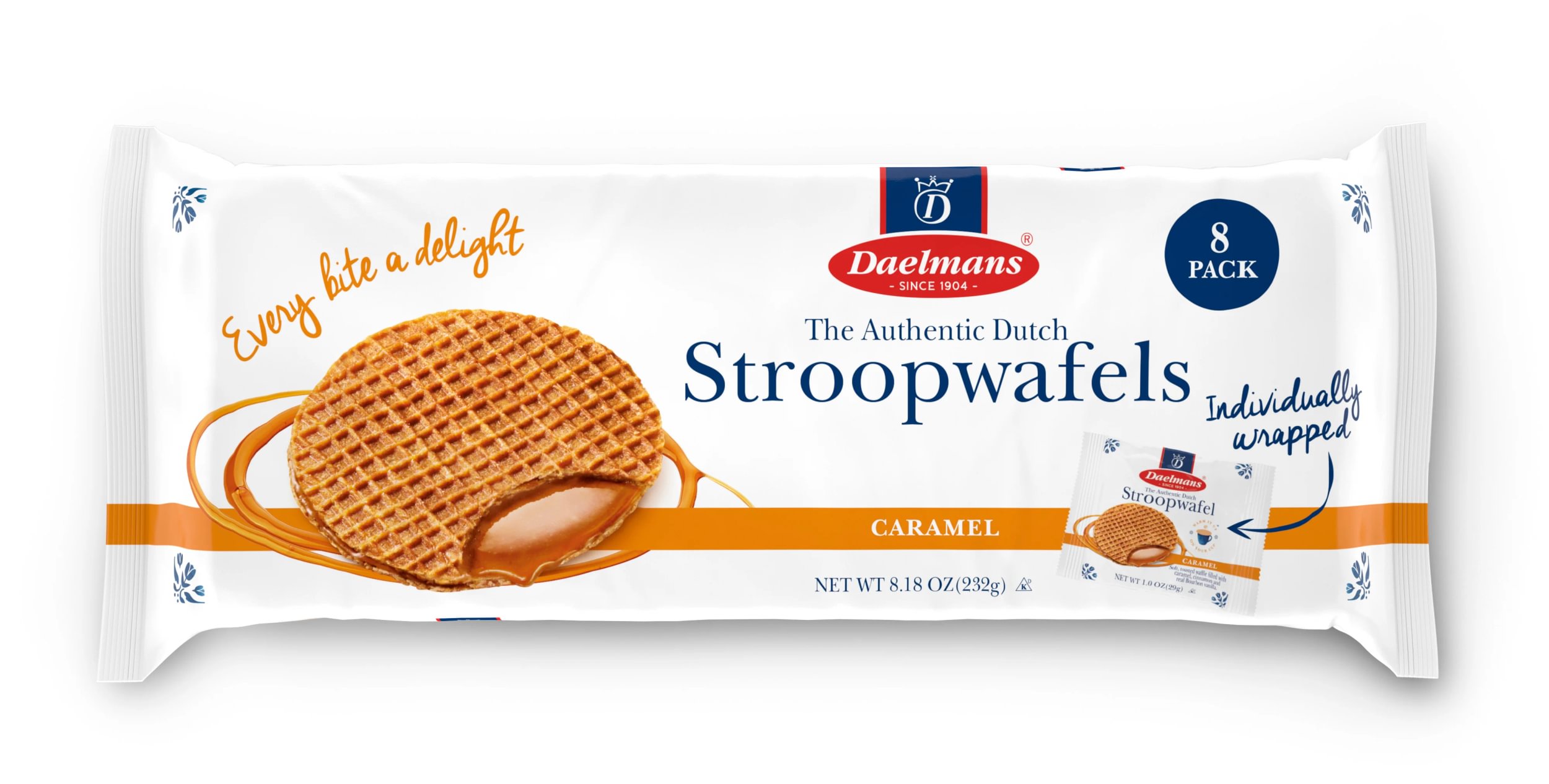Daelmans Stroopwafels Caramel Snackpack - individually wrapped