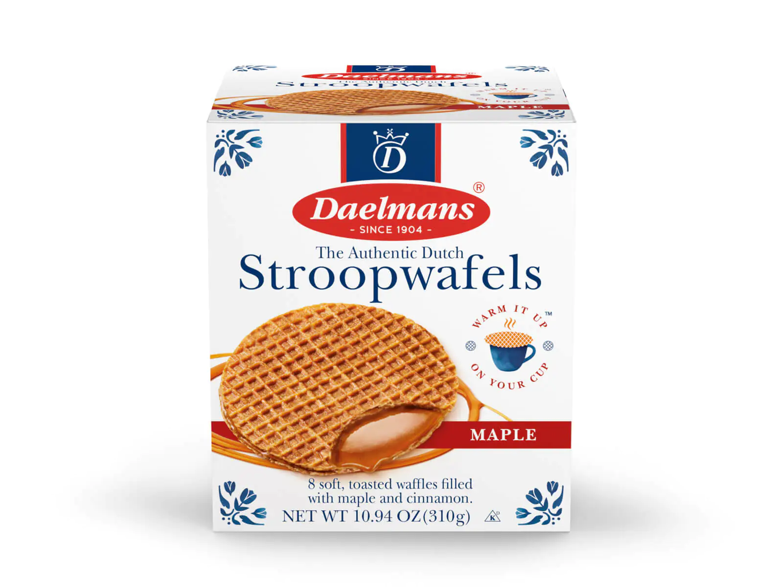 Daelmans Maple Stroopwafels in Cube Box