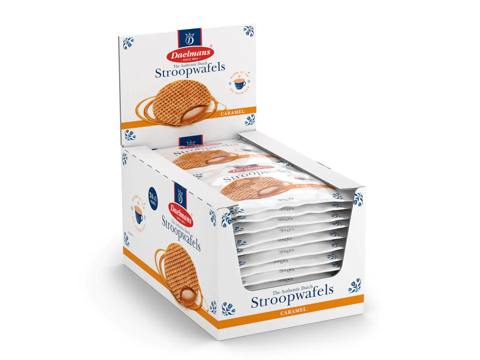 Daelmans Karamell Stroopwafels – 24×1 (einzelpacks)